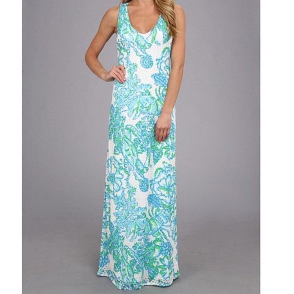 Lilly Pulitzer Aster Crochet Maxi